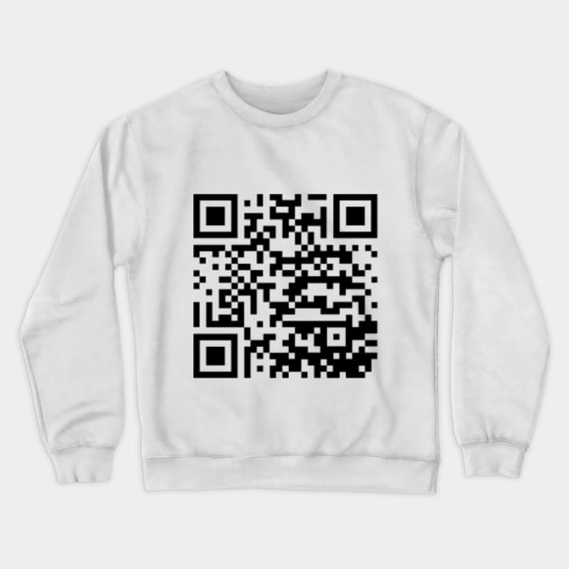 QR code pregnant Crewneck Sweatshirt by JJtravel